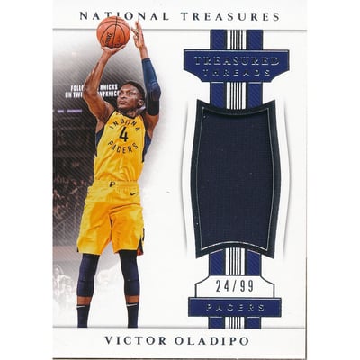 2018-19 Panini National Treasures Treasured Threads #28 Victor Oladipo