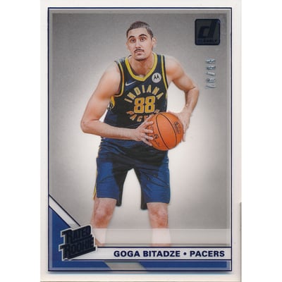 2019-20 Clearly Donruss Blue #67 Goga Bitadze RR