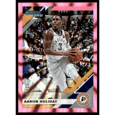 2019-20 Donruss Holo Pink Laser #81 Aaron Holiday