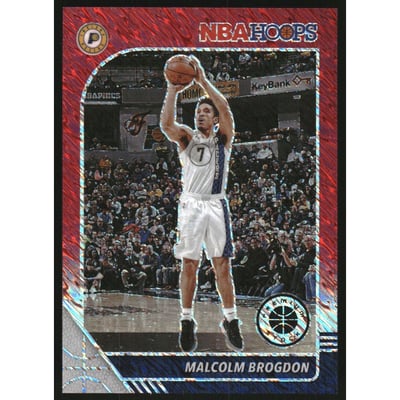 2019-20 Hoops Premium Stock Prizms Red Shimmer #104 Malcolm Brogdon