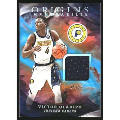 2019-20 Panini Origins Memorabilia Turquoise #37 Victor Oladipo