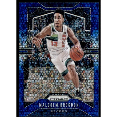 2019-20 Panini Prizm Prizms Fast Break Blue #232 Malcolm Brogdon