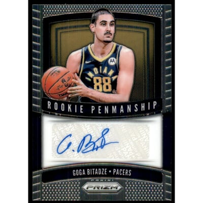 2019-20 Panini Prizm Rookie Penmanship #10 Goga Bitadze