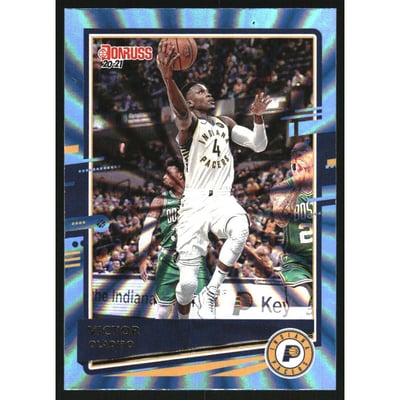 2020-21 Donruss Holo Light Blue Laser #193 Victor Oladipo