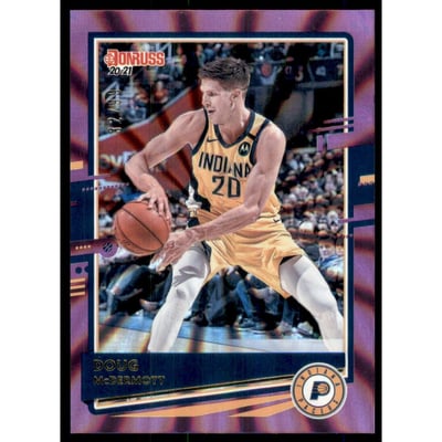 2020-21 Donruss Holo Purple Laser #115 Doug McDermott