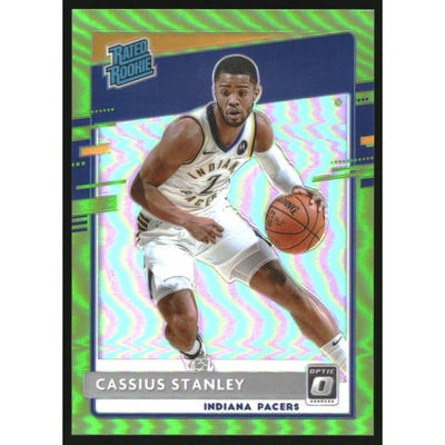 2020-21 Donruss Optic Lime Green #199 Cassius Stanley RR