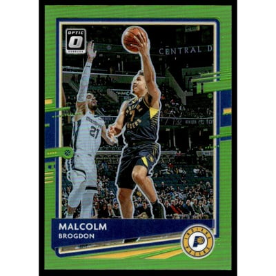 2020-21 Donruss Optic Lime Green #59 Malcolm Brogdon
