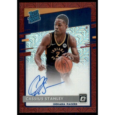 2020-21 Donruss Optic Rated Rookies Signatures Choice #199 Cassius Stanley