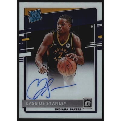 2020-21 Donruss Optic Rated Rookies Signatures #199 Cassius Stanley
