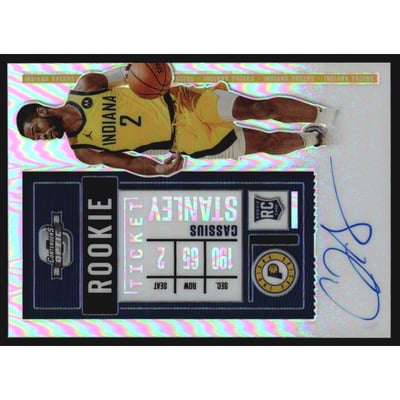 2020-21 Panini Contenders Optic #130 Devin Vassell AU RC