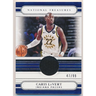 2020-21 Panini National Treasures Jersey Treasures #50 Caris LeVert/99