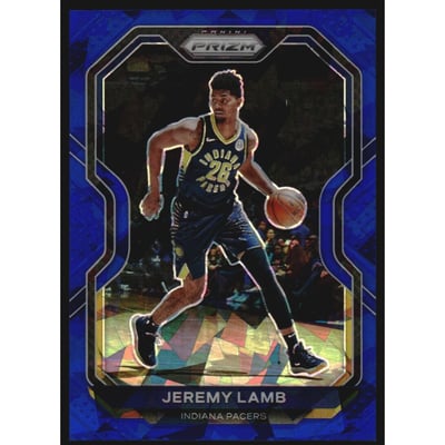 2020-21 Panini Prizm Prizms Blue Ice #96 Jeremy Lamb
