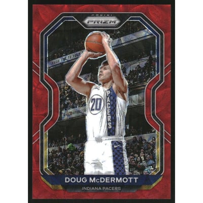 2020-21 Panini Prizm Prizms Choice Red #43 Doug McDermott