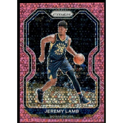 2020-21 Panini Prizm Prizms Fast Break Pink #96 Jeremy Lamb