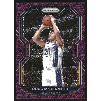 2020-21 Panini Prizm Prizms Fast Break Purple #43 Doug McDermott