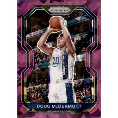 2020-21 Panini Prizm Prizms Purple Ice #43 Doug McDermott