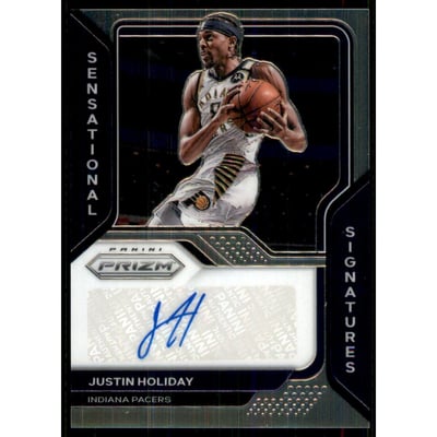 2020-21 Panini Prizm Sensational Signatures #33 Justin Holiday