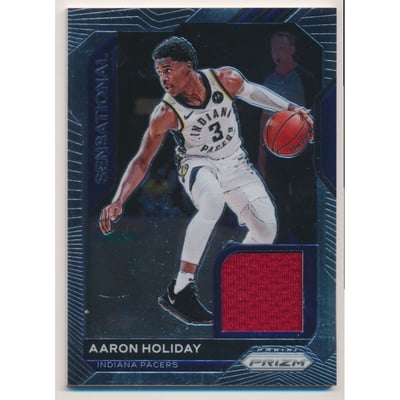 2020-21 Panini Prizm Sensational Swatches #55 Aaron Holiday