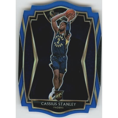 2020-21 Select Prizms Blue Die Cut #199 Cassius Stanley