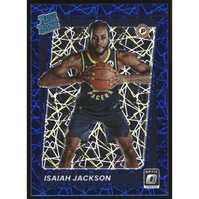 2021-22 Donruss Optic Blue Velocity #167 Isaiah Jackson