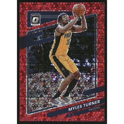 2021-22 Donruss Optic Fast Break Red #36 Myles Turner