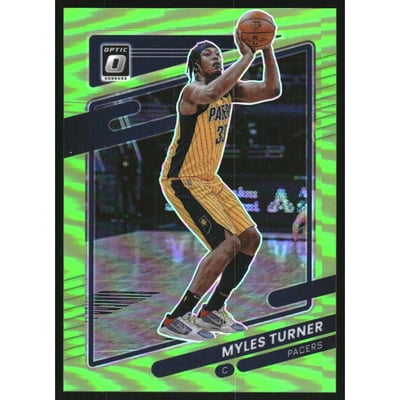 2021-22 Donruss Optic Lime Green #36 Myles Turner