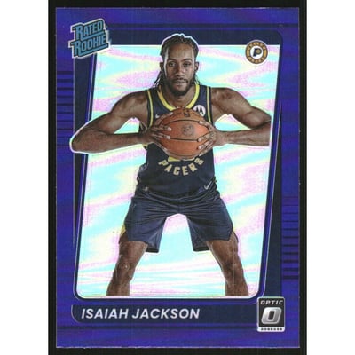 2021-22 Donruss Optic Purple #167 Isaiah Jackson
