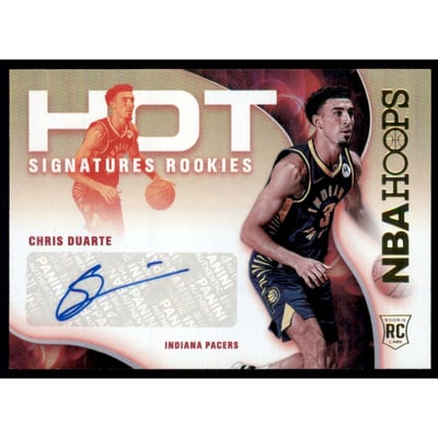 2021-22 Hoops Hot Signatures Rookies #22 Chris Duarte