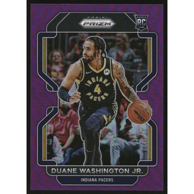 2021-22 Panini Chronicles Purple #608 Duane Washington Jr./Prizm Update