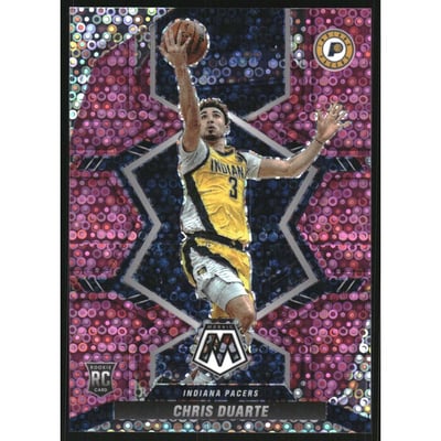 2021-22 Panini Mosaic Mosaic Fast Break Pink #217 Chris Duarte