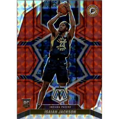 2021-22 Panini Mosaic Mosaic Red #230 Isaiah Jackson