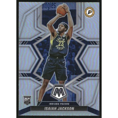 2021-22 Panini Mosaic Silver #230 Isaiah Jackson