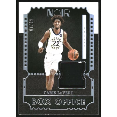 2021-22 Panini Noir Box Office Memorabilia #18 Caris LeVert