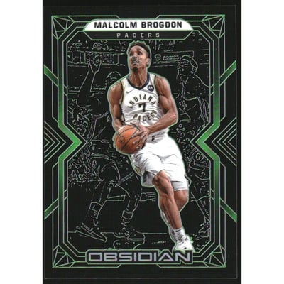 2021-22 Panini Obsidian Electric Etch Green #79 Malcolm Brogdon