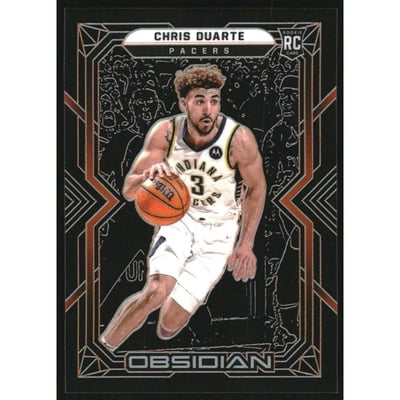 2021-22 Panini Obsidian Electric Etch Orange #163 Chris Duarte