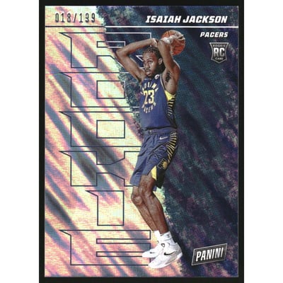 2021-22 Panini Player of the Day Moon Lava #72 Isaiah Jackson