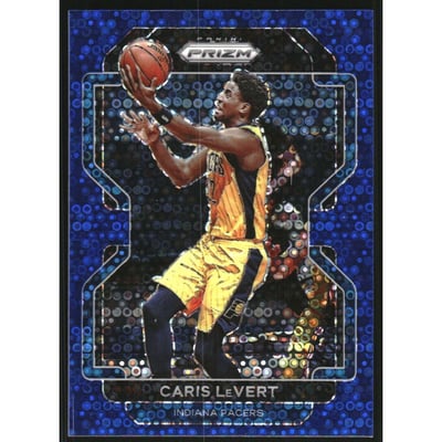 2021-22 Panini Prizm Prizms Fast Break Blue #147 Caris LeVert
