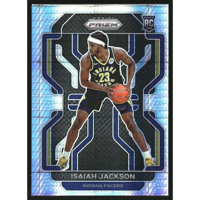 2021-22 Panini Prizm Prizms Hyper #309 Isaiah Jackson