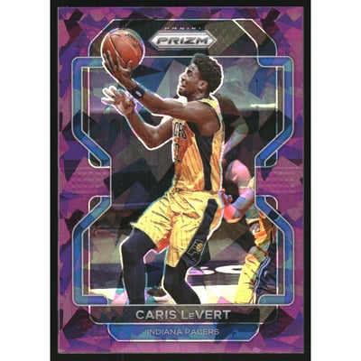 2021-22 Panini Prizm Prizms Purple Ice #147 Caris LeVert