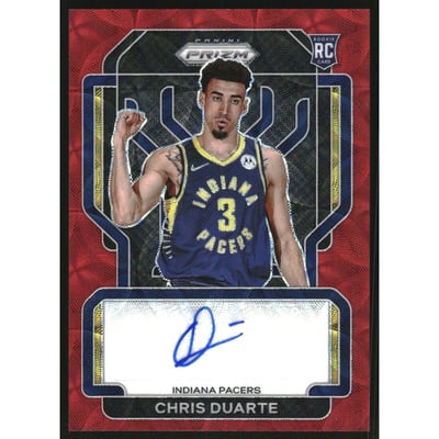 2021-22 Panini Prizm Rookie Signatures Prizms Choice #13 Chris Duarte