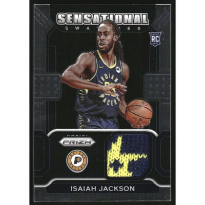 2021-22 Panini Prizm Sensational Swatches #82 Isaiah Jackson