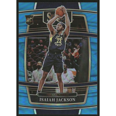 2021-22 Select Prizms Light Blue #55 Isaiah Jackson