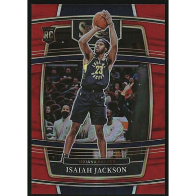 2021-22 Select Prizms Red #55 Isaiah Jackson