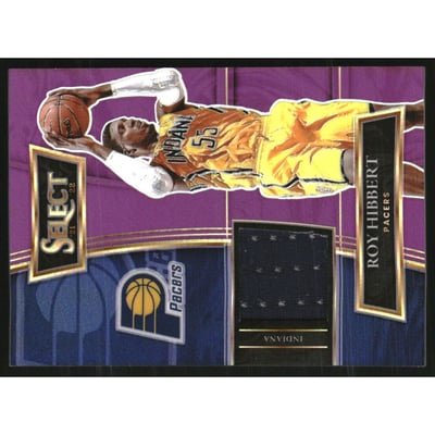 2021-22 Select Selective Swatches Prizms Purple #40 Roy Hibbert