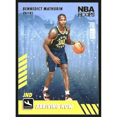 2022-23 Hoops Arriving Now Winter #6 Bennedict Mathurin