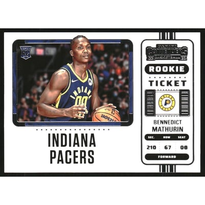 2022-23 Panini Contenders Variations #118 Bennedict Mathurin