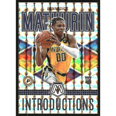 2022-23 Panini Mosaic Introductions Mosaic #9 Bennedict Mathurin