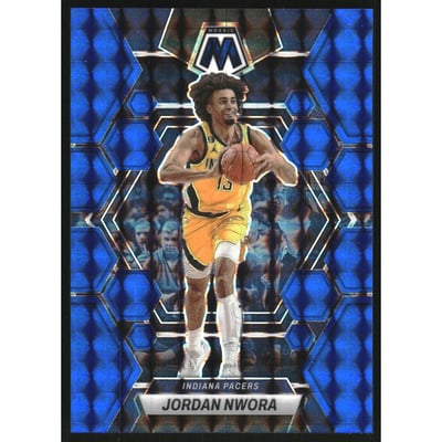 2022-23 Panini Mosaic Mosaic Blue #24 Jordan Nwora