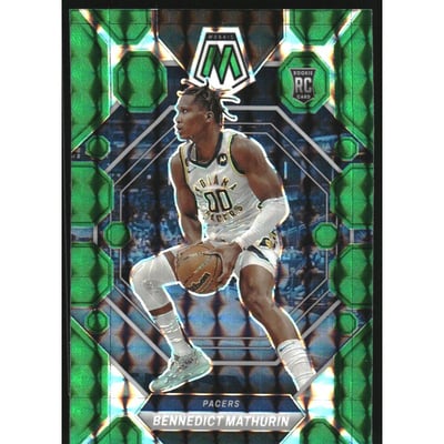 2022-23 Panini Mosaic Mosaic Green #210 Bennedict Mathurin