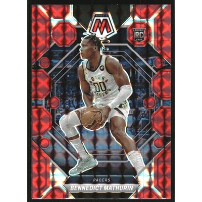 2022-23 Panini Mosaic Mosaic Red #210 Bennedict Mathurin
